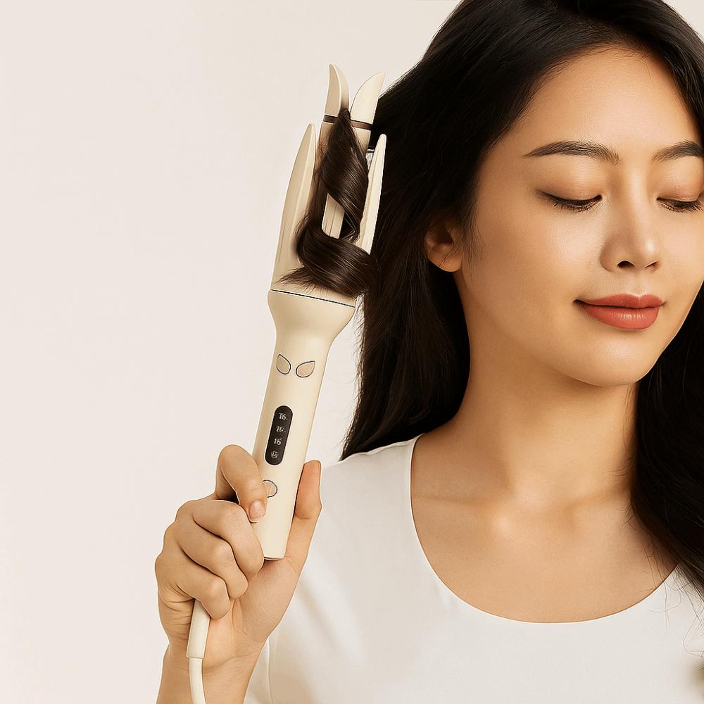 Ceramic Coating Automatic Hair Curler Anti-Tangle Design Negative Ions Curler  Home Use