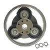 37T 40x11mm Planetary Gear Clutch Kit with 70mm Clutch Outer Ring Gear Set for Bafang 250W/350W E-bike Motor