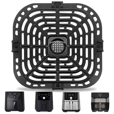 Heißluftfritteusen Crisper-Platte Ersatz Grillpfanne Quadratisch Antihaft-Frittierbeschichtung Pfanne für Instant Vortex 6qt Zubehör
