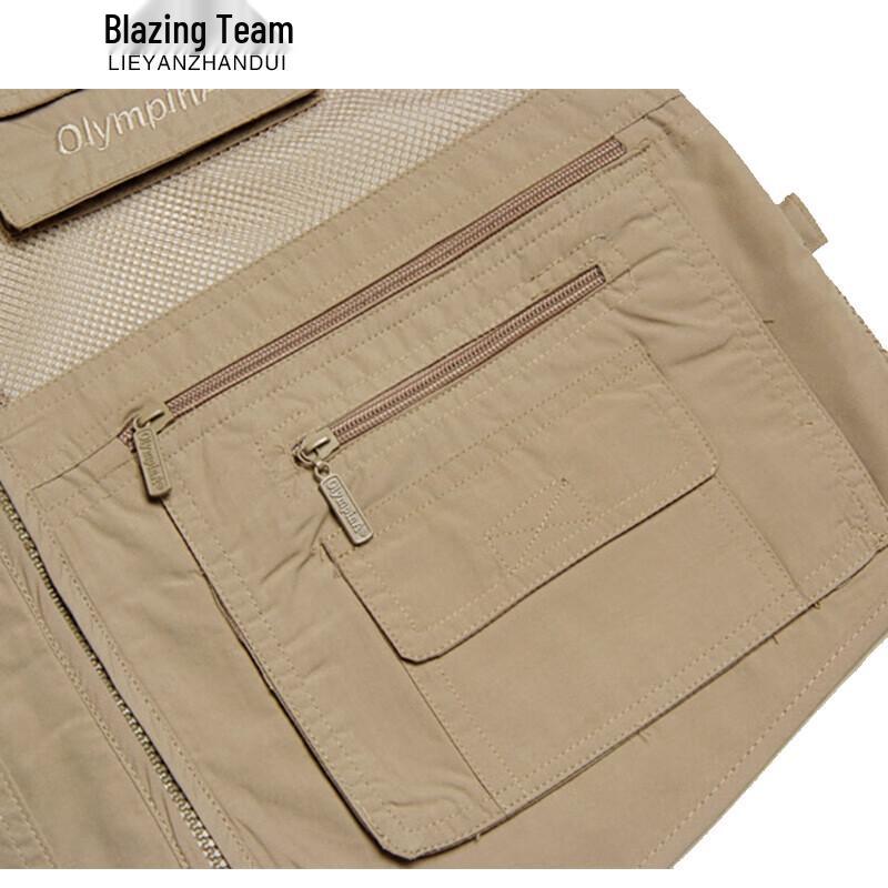 Men's Multi-Pocket Mesh Fishing & Photography Vest