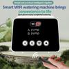 WIFI Intelligenssystem för Trädgårdsbevattning Dubbelpump Automatiskt Justerbart Droppbevattningssystem Fjärrstyrning via APP Växtbevattning