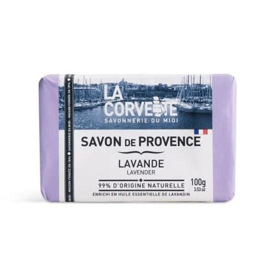 La Corvette Lavender Soap 100g Provence Fragrance Plant-Based Scent Made France
