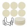 Woven Round Cotton Placemat Non- Heat Table Mats for Dining