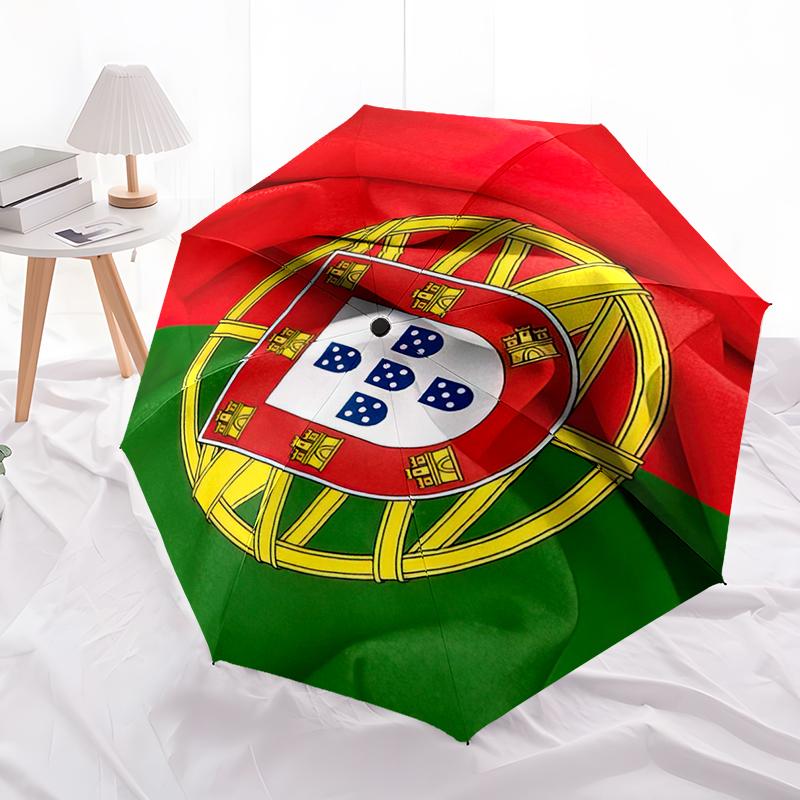 1pz Ombrello Squadra di Calcio Ombrello Pieghevole Portatile Struttura a Ossa di Ferro Struttura Ossea Struttura Esterna per Casa