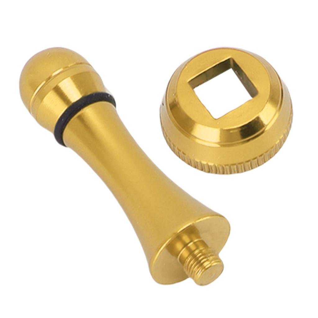 Fishing Reel Balance Rod Anti Collision Aluminum Alloy Weighted Balance Rod Fishing Accessory Gold