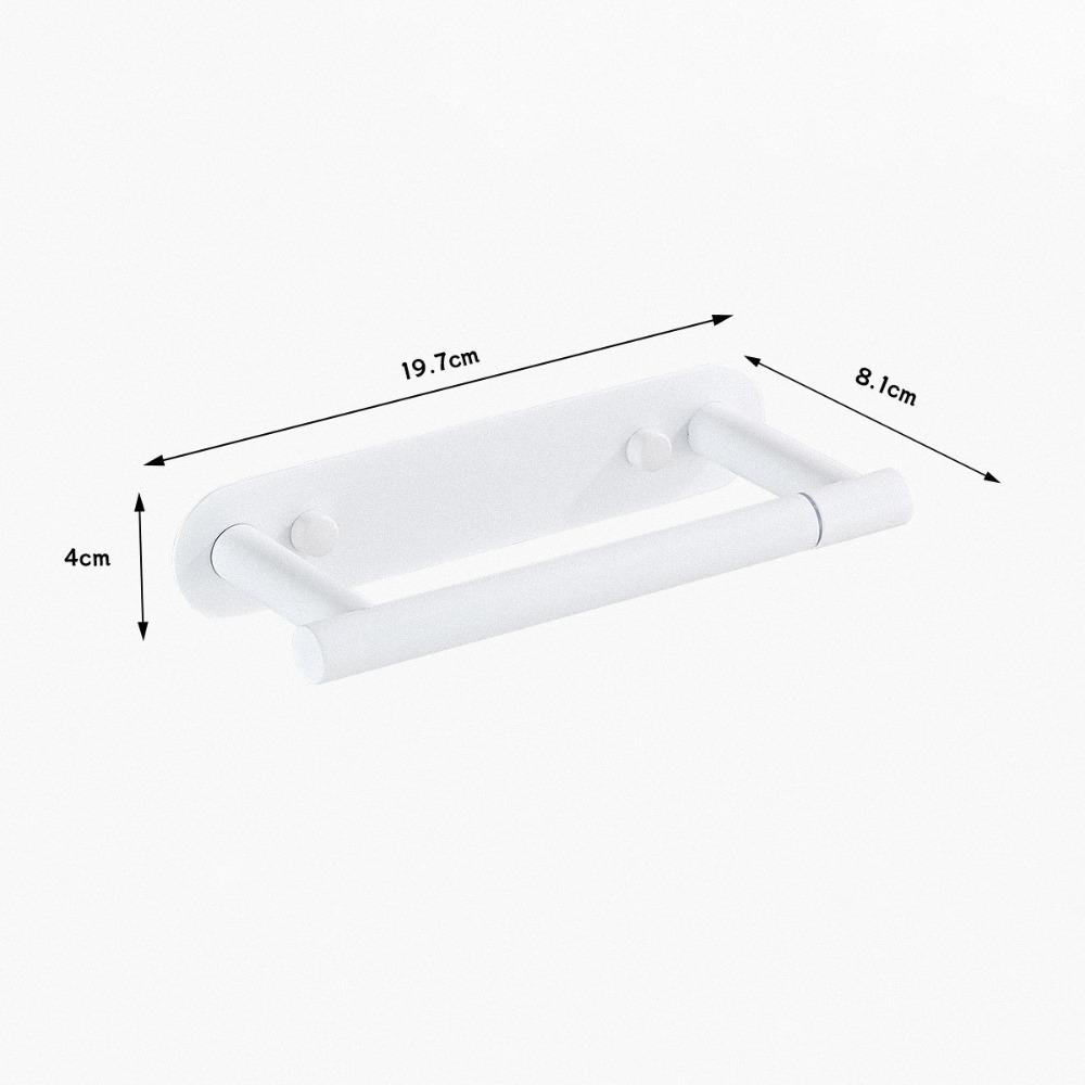 Wall Mounted Toilet Paper Holder Stainless Steel Self Adhesive Toilet Roll Holder Rustproof No Drilling Tissue Roll Holder RV