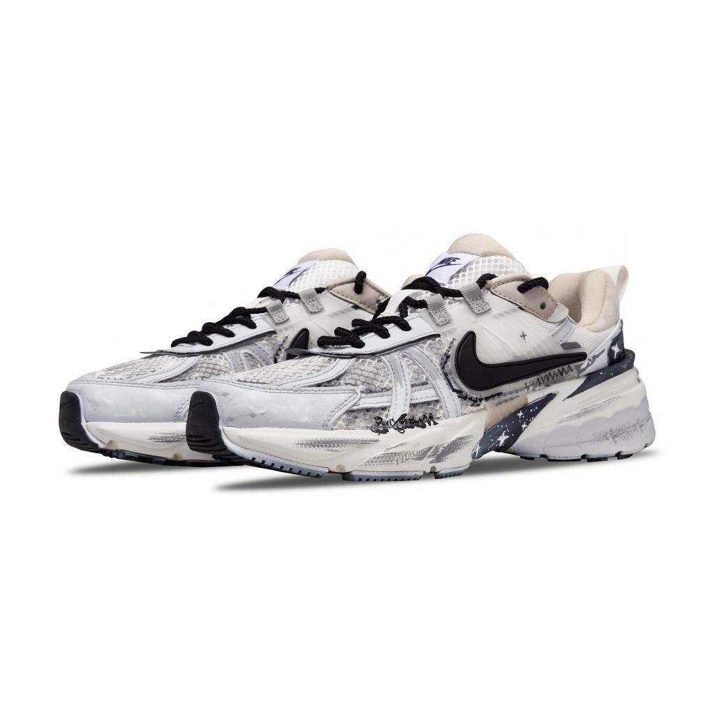 Nike V2K Run Fabric Abrasion Resistant Slip Resistant Abrasion Resistant Slip Resistant Low top City Commuting HJ4497-100(Team1068-)