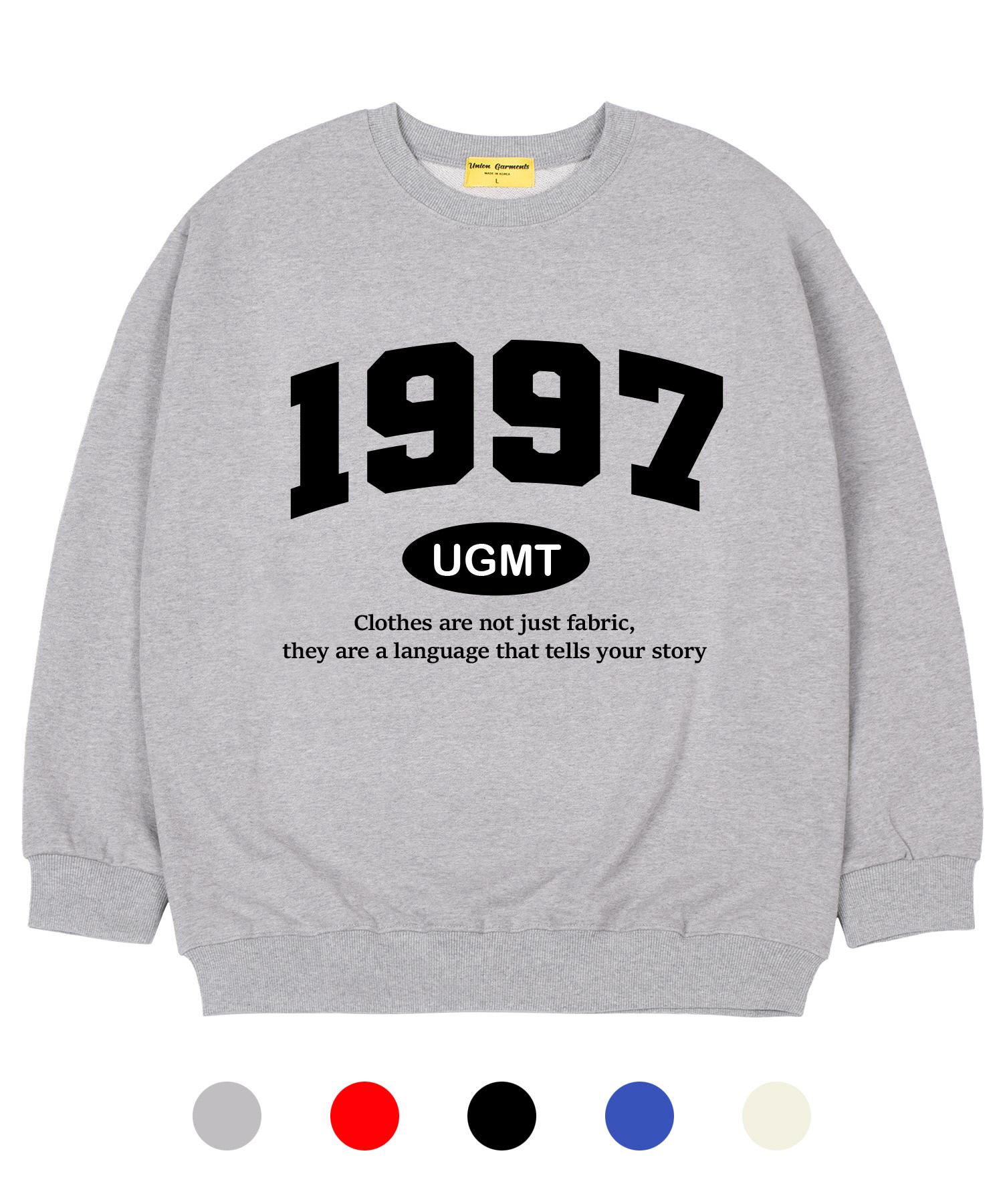 Union Garments [На флисе] 1997Ugmt Свободный свитшот Blue/Xl