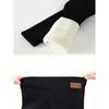 Women Winter Lamb Fleece Seamless Thermal Leggings High Waist Thick Simplicity Comfortable Solid Elastic Pants
