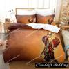 New 3d Printed Game Dungeon Defenders Bedding Set Cartoon Anime three-piece Set Adult Kid Bedroom Duvet Cover Sets Home Textiles