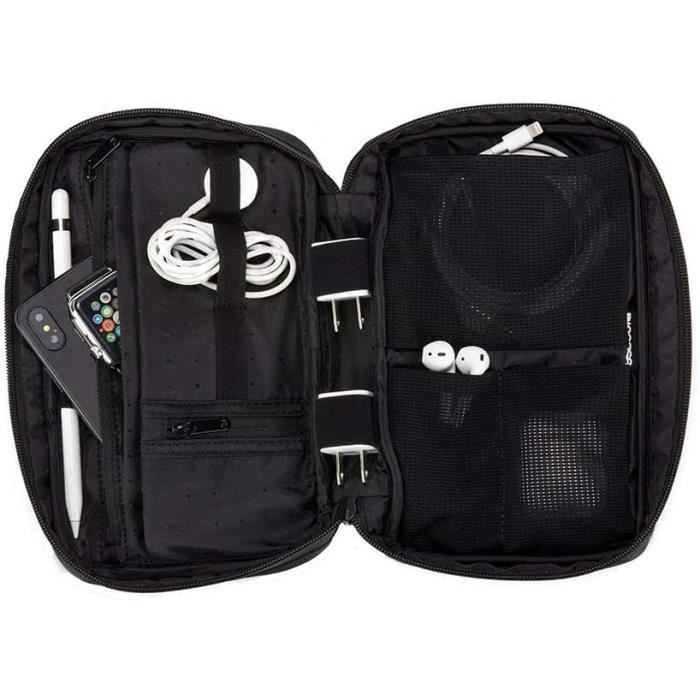 Organiseur en nylon - INCASE - Noir - Compartiments multiples - Rangement sécurisé - Léger