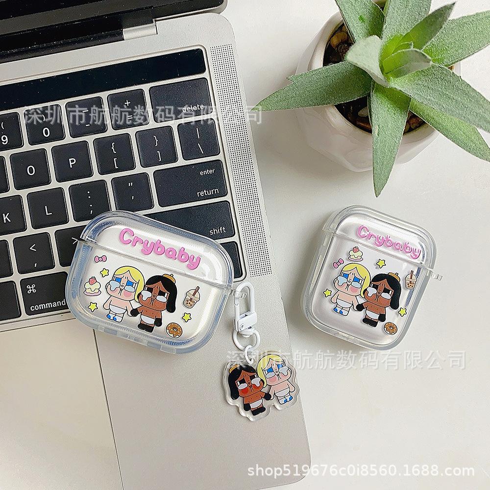 Cute hand crying baby suitable for AirPods 1 protective case 1/1 generation Apple AirPods pro1 earphone case female