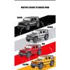 1/22 Scale Jeeps Wrangler Pickup Off-road Vehicle Alloy Model Car Simulation Sound and Light Diecast Metal Toy Collection Gift for Boy