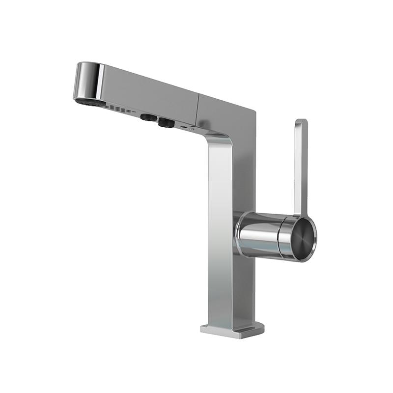 White/Black Temperature Digital Display Bathroom Basin Faucet 360 Rotation Stream Sprayer Hot Cold Water Mixer Sink Tap