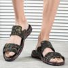 Men Slippers Gladiator Sandals Outdoor Summer Roman Sandals Open Toe Beach Shoes Plus Size