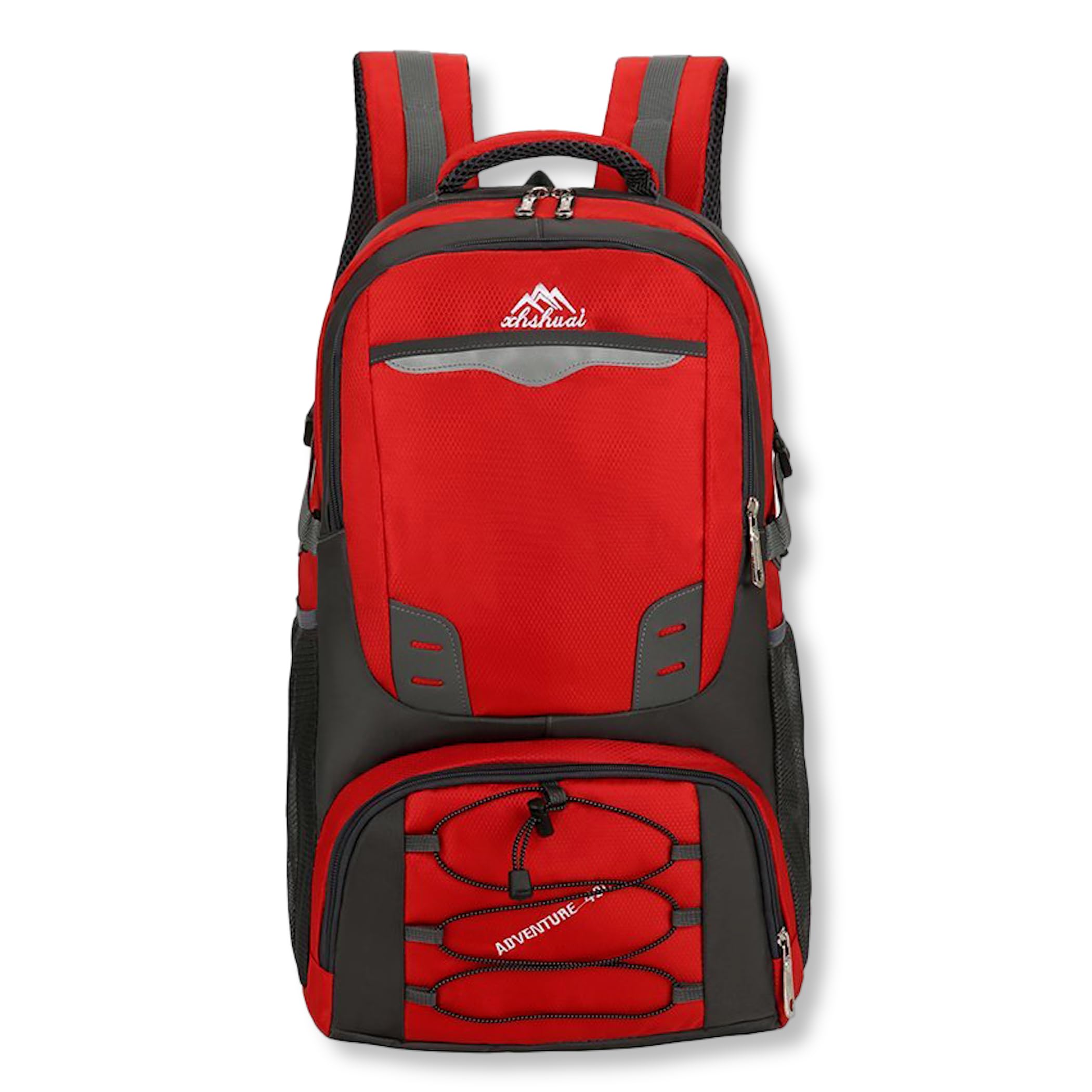 

[Lezalic] Large Capacity Mountaineering Backpack 70L - 80L Waist Belt Camping Backpack Hiking Disaster Prevention Water Repellent Fit Breathable