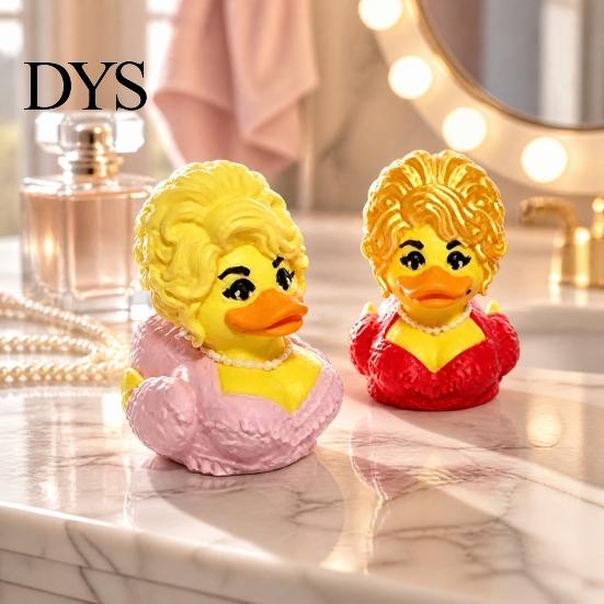 Retro Style Home Decor Cute Duck Figurine, Memorial for Music Lovers, Creative Gifts Holidays Novelty Collectible Statue Desktop Car Anthropomorphic