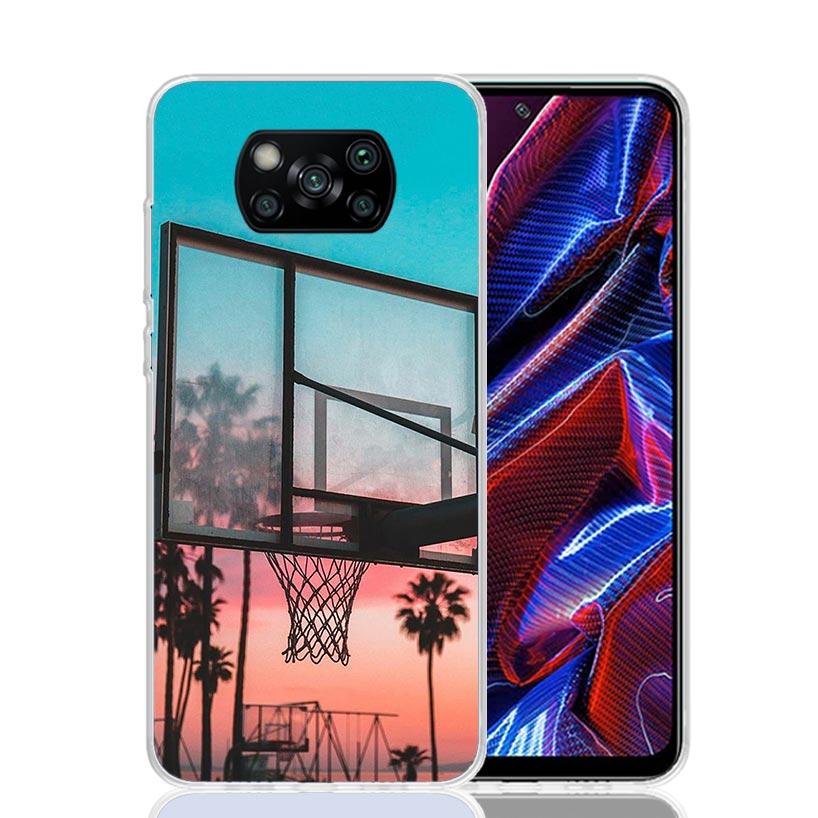Basketball Basket Play Case Phone Cover for Xiaomi Redmi Note 10 9 9S 8 8T 7 5 Pro Mi 12T 11T 10T 9T 12 11 Lite A3 A2 Trend Fund