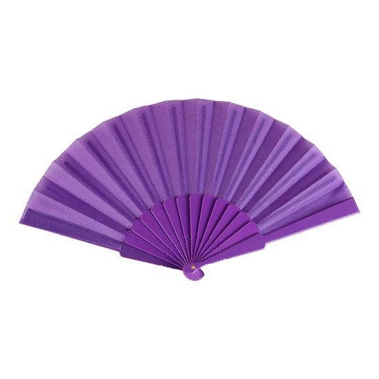 

Складной вентилятор с цветочным кружевом, однотонный, прочная структура, портативный ручной вентилятор для свадеб, вечеринок, путешествий фиолетовый