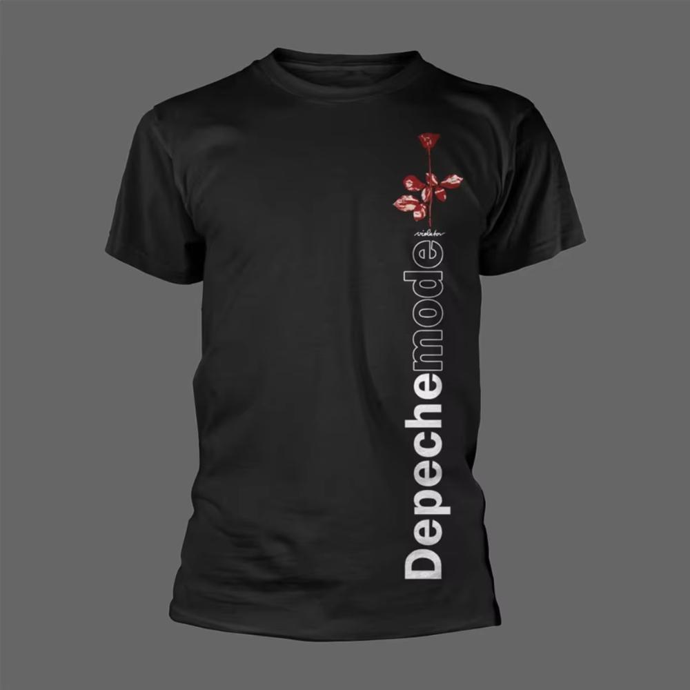 Nuova Vendita Calda Depeche Mode - Violator Stampa di Pattern Periferico Estate Cotone T-shirt da Uomo e Donna Unisex Maniche Corte