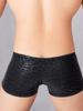 Sexy Men Pu Boxer Panties Fashion Faux Leather Lingerie Low Waisted Underwear Man Clothing Leopard Underpants Allure Panties