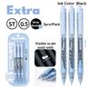 Planwith Extra Gel Pens 1800M Large Writing Capacity Ink Visualization Rhombic Grip Signture Pen Cost-effective Exam Stationery