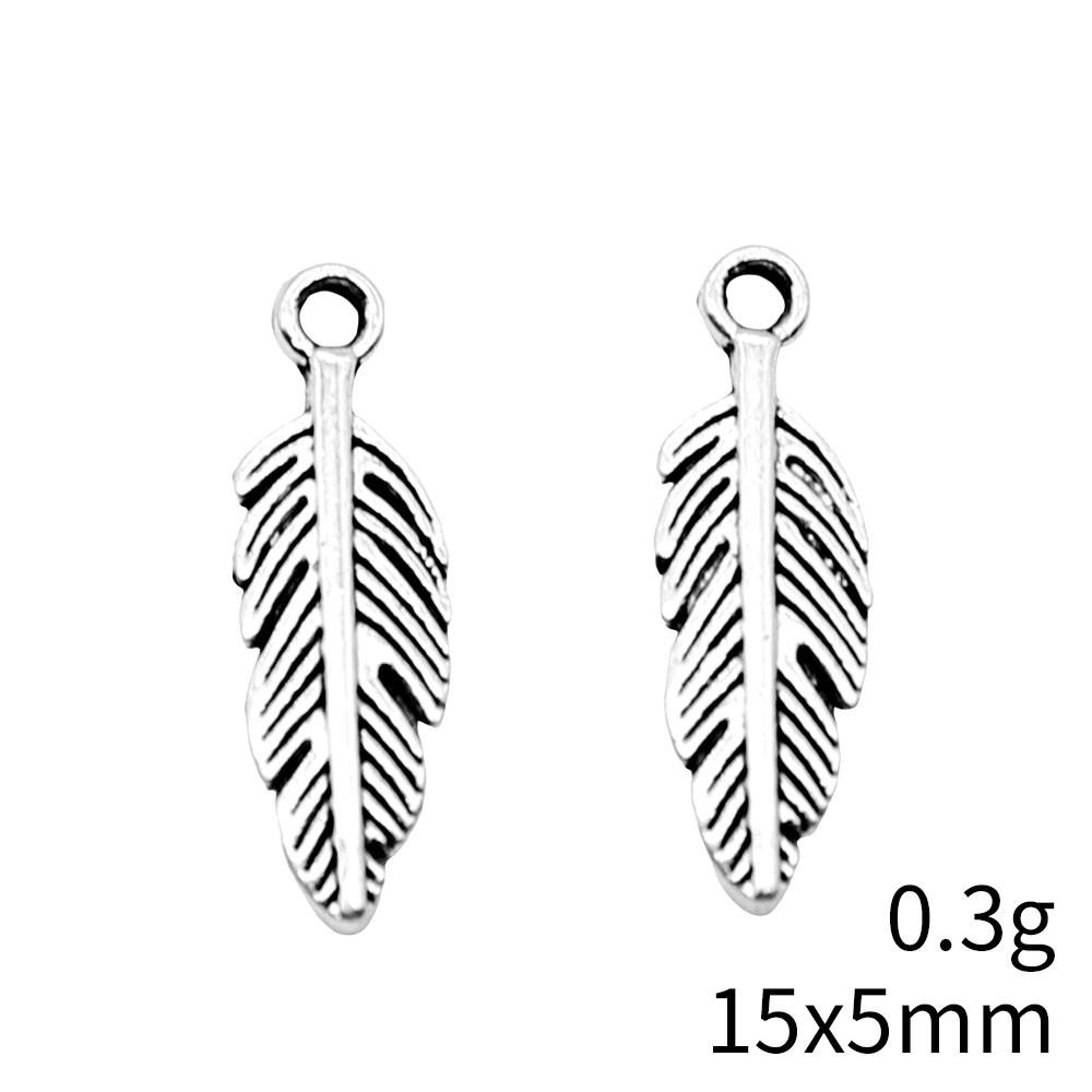 NewArrivals Charms Jewerly Making Feathers Leaf Charms Pendant Ornaments For Home Car Pendant