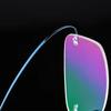 Ultralight Frameless Eyeglasses Titanium Alloy TR90 Glasses Frame Men High Quality Super Stretch Metal Temple Eyeglasses Frame