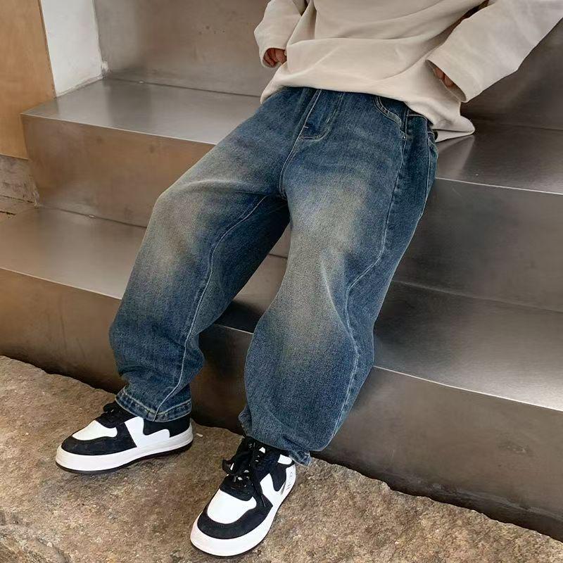 Boys' Casual Jeans - New Spring/Fall Trend - Loose Fit for Mid To Large Kids