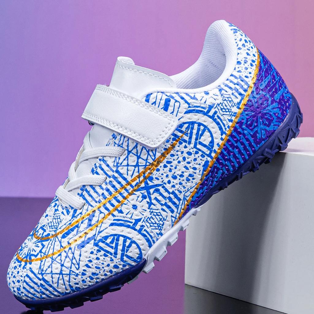 Children Football Shoes Grass Society Indoor Training Original Boy Girl Soccer Shoes Cleats Non Slip Kids Football Field Boots