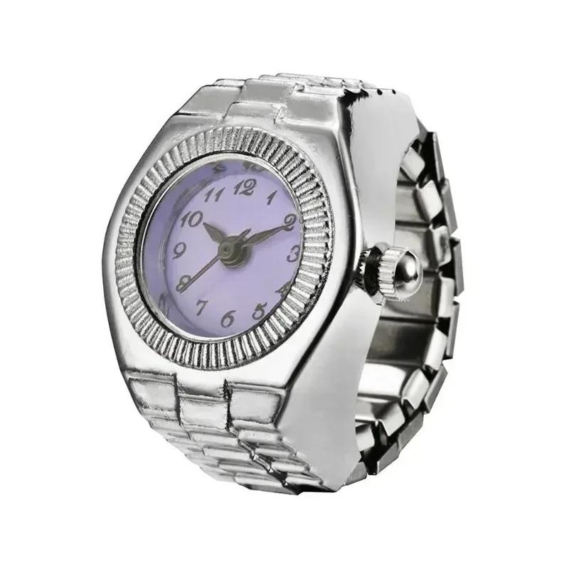 Ins Punk Watch Ring 2026 New Couple Finger Watch Mini Clock Creative Fashion Accessories