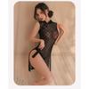 Women's Sexy Lingerie Sexy Perspective Passion Free Open China-Chic Slit Cheongsam Skirt Small Chest Seductive Uniform