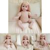 Silicone Doll Wig Set With Colorful Hair For Creative Play
