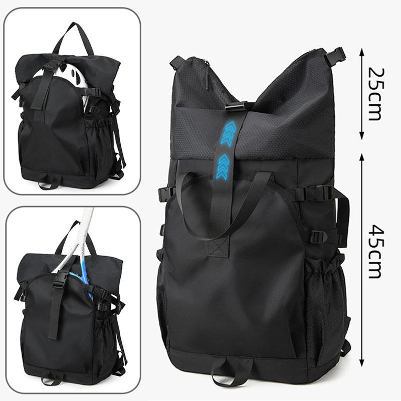 New Men's Backpack Outdoor Travel Waterproof Women's Backpacks Large Capacity Roll-up 15 inch Laptop Bag Hiking Backpack