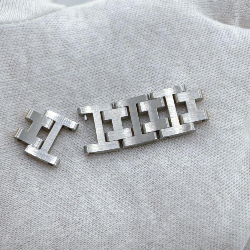 Used Hermes Clipper Top x 4 Watch Parts Watch Parts H Gold Silver