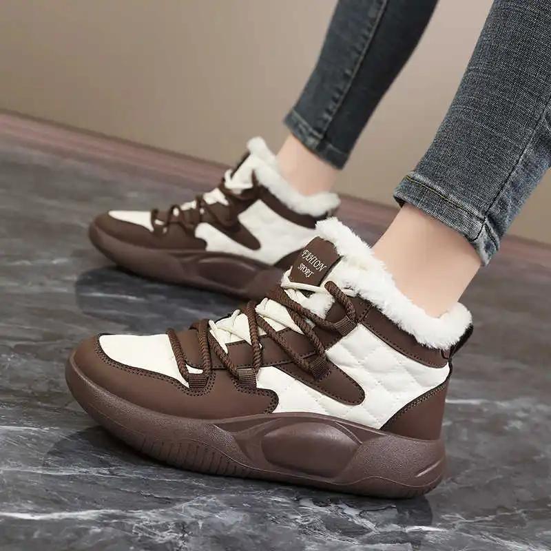 Dark Normal Leather Summer Flat Chunky Sport Shoes Women Black White Woman Sport Sneakers Tenes China Visitors In Offers