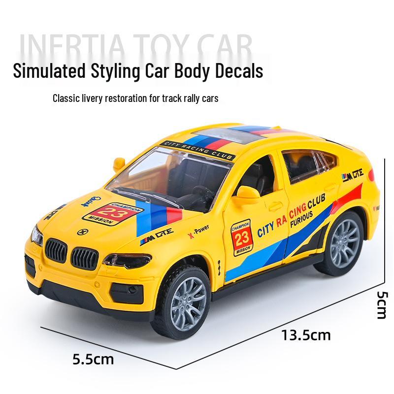 TikTok Influencer Children's Educational Boy Cars: Inertial Engineering Vehicle and Street Stall Toys