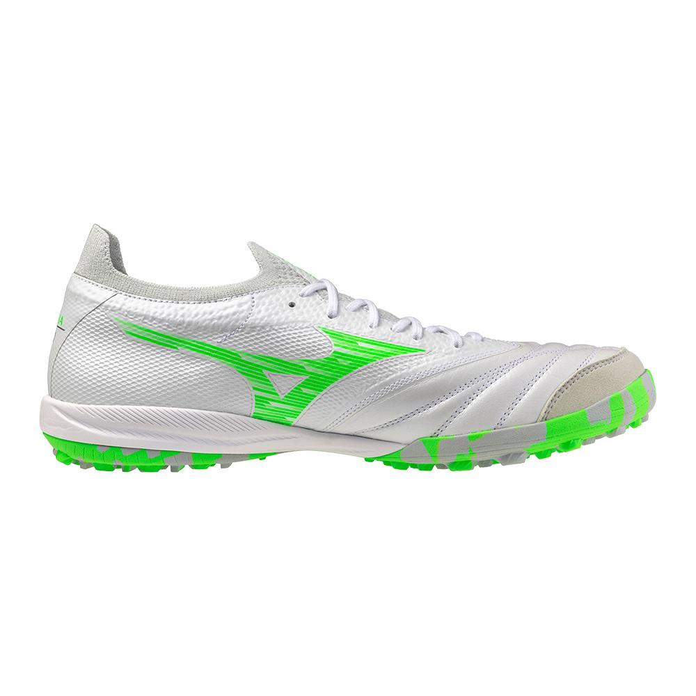 Mizuno Morelia Neo Sala B Comfortable Versatile Shock Absorbing Durable Soccer Shoes Unisex Soccer Shoes White Green Q1GB251037