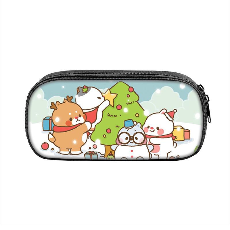 Sumikkogurashi Character Pencil Case With Large Capacity Nylon Storage Bag For Students
