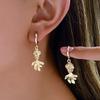 Exquisite Fish Earrings Sturdy Ear Rings Featuring Allergy Resistant Materials Suitable for Extended Wear At Gatherings