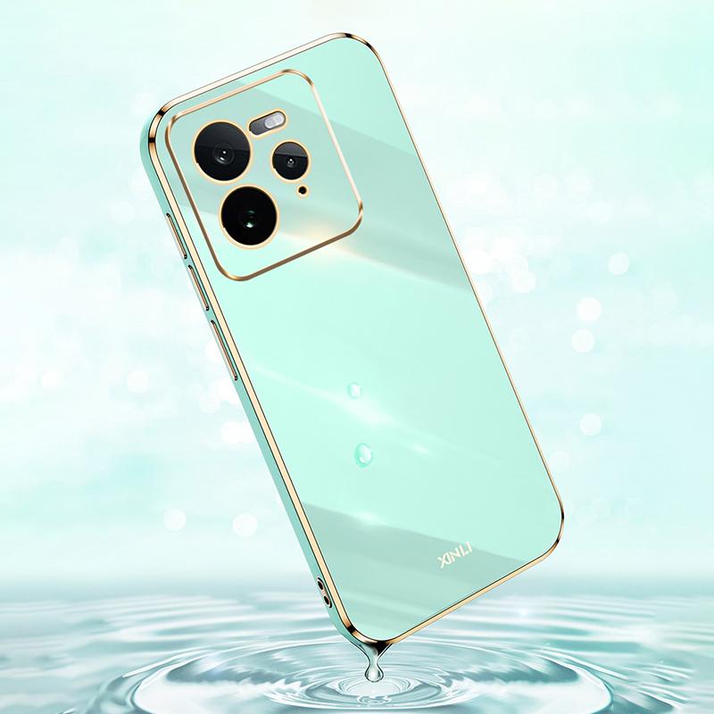 XINLI For Realme GT 7 Pro 5G Case TPU Phone Cover with Electroplating Frame