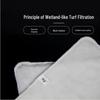 High Density Aquarium Filter Cotton for Freshwater Filtration – Wet/Dry Separation, White Blanket Design.