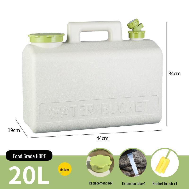 Montowany na samochodzie zewnętrzny kempingowy zbiornik na wodę z kranem