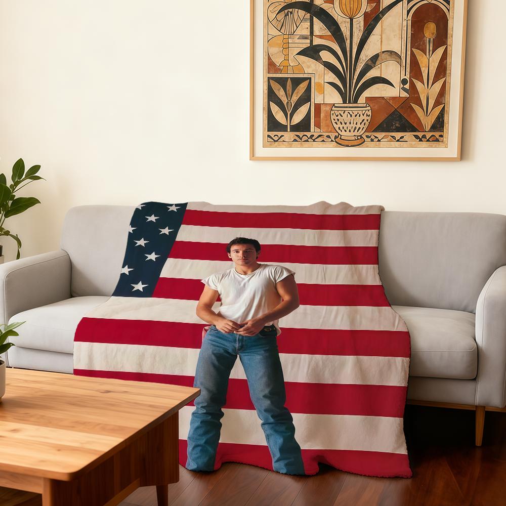 

Singer Bruce Springsteen Blanket Super Warm Comfortable Plush Throw Blanket Child Home Sofa Bedroom Gift 30x40in