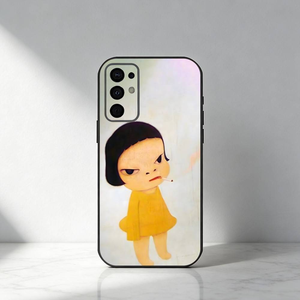 

Милый Рисунок Искусство Y-Yoshitomo N-Nara-a Чехол для Телефона Для Samsung S25,S24,S21,S22,S23,S20,Ultra,S26,Plus,Fe,Note,5G Черный Чехол Samsung S30Ultra5G