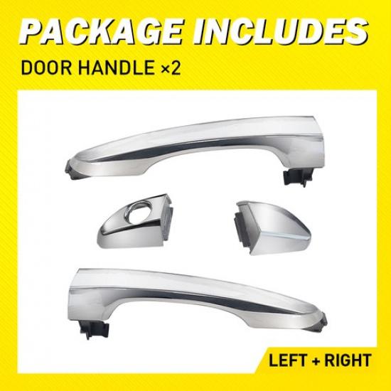 2X Front Outside Handle Left+Right Side For 2016 17 2018- Hyundai Tucson EKK