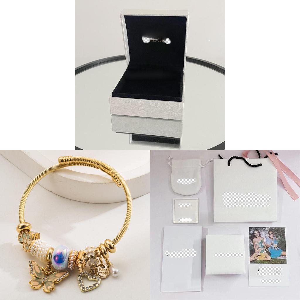 Butterfly Heart Pendant Bracelet With Rhinestones For Women And Gift Giving