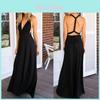 Elegant Women's Long Sleeveless Dress Perfect For Evening Party And Cocktail Events