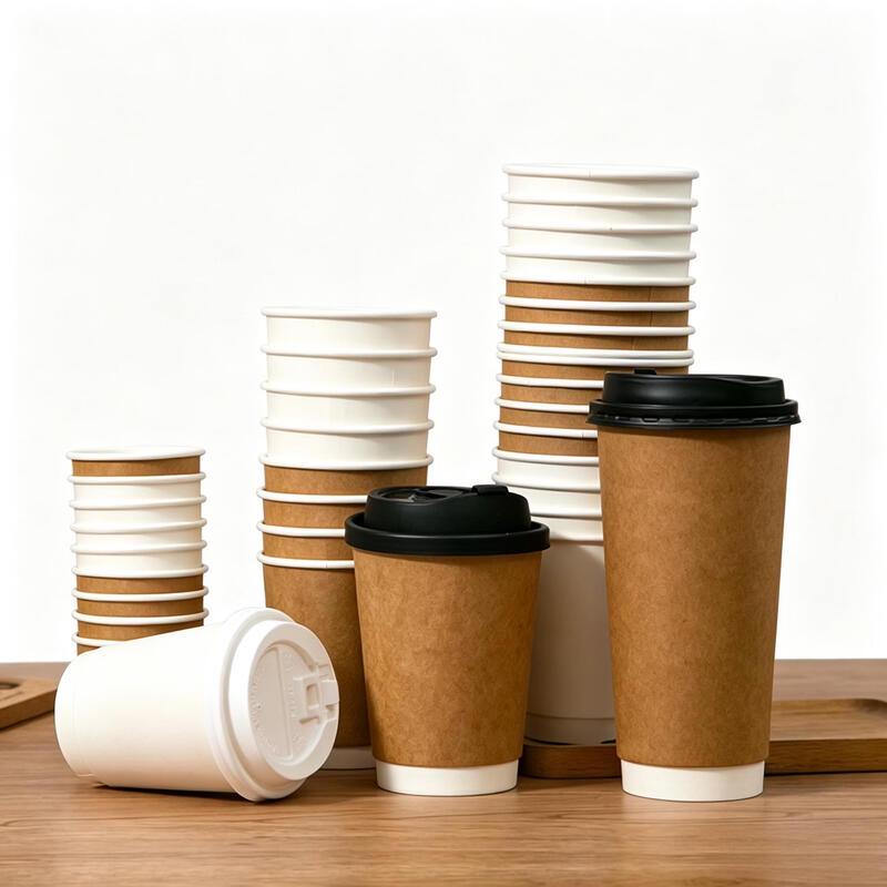 Chuzhou Disposable Kraft Double-Layer Hot Drink Paper Cups