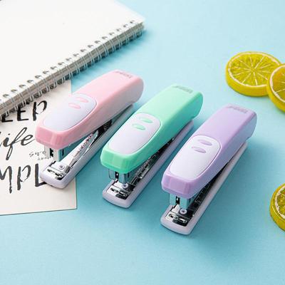 Creative Macaron Color Stapler: Portable, Medium-Sized, and Labor-Saving for Office Use